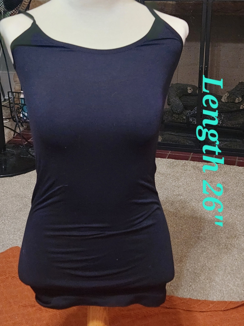 Ingrid & Isabel Black Slim Fit Camisole